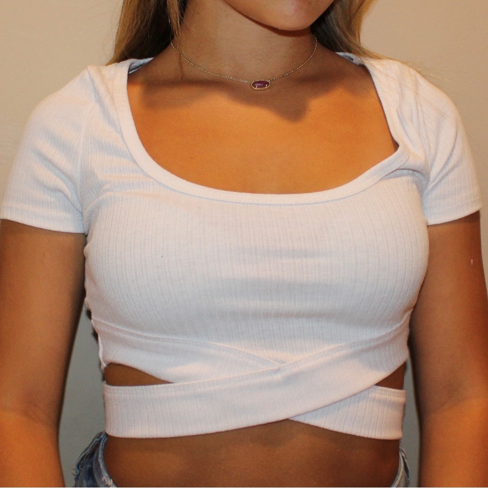 Pacsun Cross Crop Top